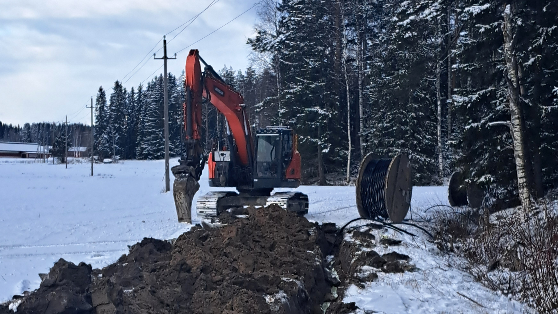Vihtelj rven maakaapelointiprojekti k ynnistyi s hk verkko